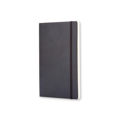 Записная книжка Moleskine Classic Soft (нелинованный), Large (13х21см), черный-0