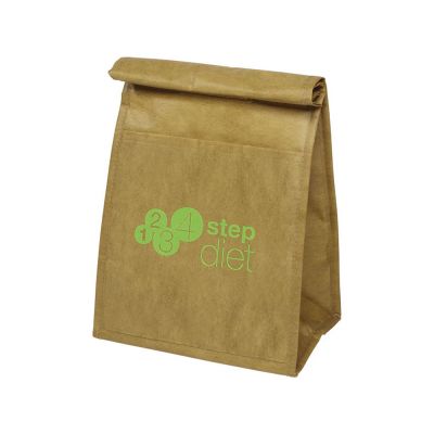 Сумка холодильник в виде бумажной, коричневый-5