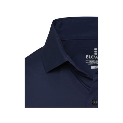 Carnelian мужская рубашка из поплина - Navy Blue-3