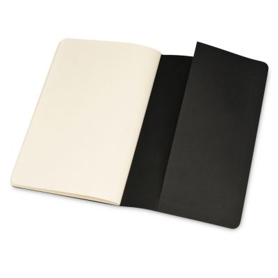 Записная книжка Moleskine Cahier (нелинованный, 1 шт.), Large (13х21см), черный-3
