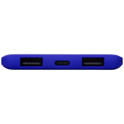 Портативное зарядное устройство Reserve с USB Type-C, 5000 mAh, синий-5
