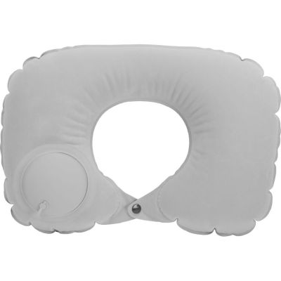 Подушка под шею с помпой Push, серый-4