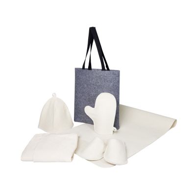 Банный набор с парео Healing, женский, белый-0