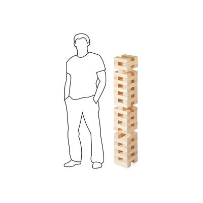 Игра из дерева XL Tower, 57 брусков-0