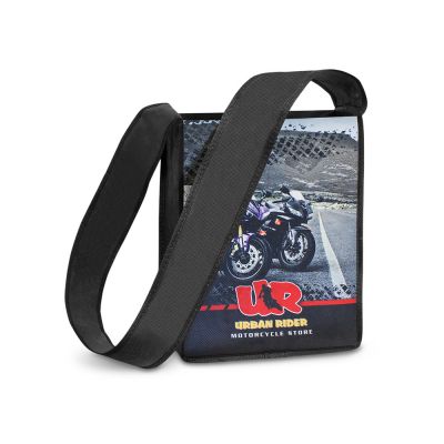 Сумка-мессенджер из нетканого материала PET с возможностью полноцветной печати-0