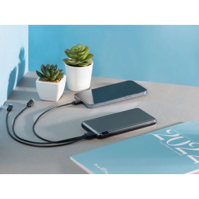 Внешний аккумулятор Forge v.2, металл, 10000mah, серый-9