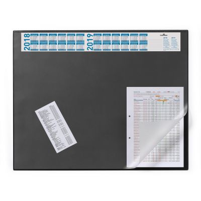 720401 Настольное покрытие с календарем Desk Mat with calendar 65х52см черное-0