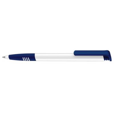 2956 ШР сп Super-Hit Basic Polished Soft grip белый/т.синий 2757-0