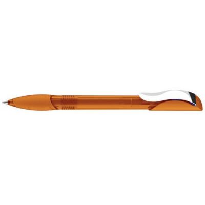 2419 ШР Hattrix Clear Soft grip Clip Metal оранжевый 151-0