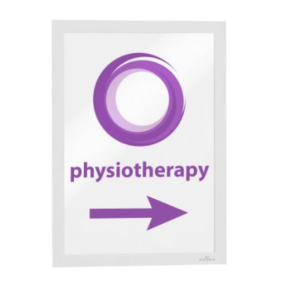 488202 Рамка информационная самоклеящаяся DURAFRAME A4 белая-0