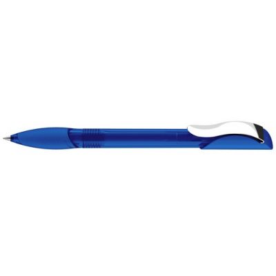 2419 ШР Hattrix Clear Soft grip Clip Metal синий 2935-0