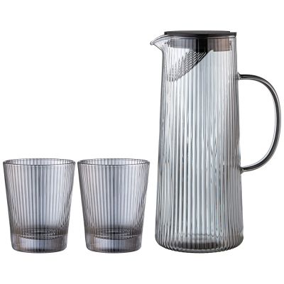 НАБОР ДЛЯ СОКА/ВОДЫ 3 ПР: КУВШИН 1,25 МЛ + 2 СТАКАНА 300 МЛ-0