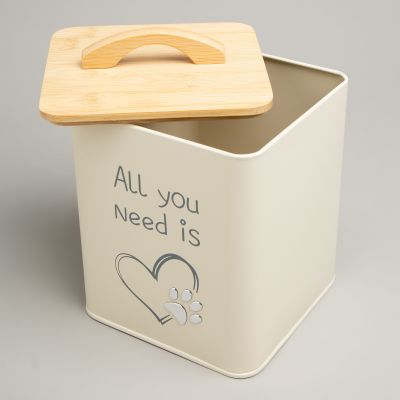 БАНКА AGNESS ДЛЯ ХРАНЕНИЯ КОРМА, 14Х14Х16 СМ, 3Л-5