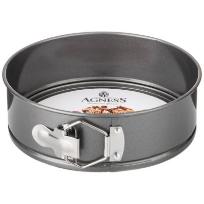 ФОРМА ДЛЯ ВЫПЕЧКИ AGNESS РАЗЪЕМНАЯ С АНТИПРИГАРНЫМ ПОКРЫТИЕМ 18 СМ-1
