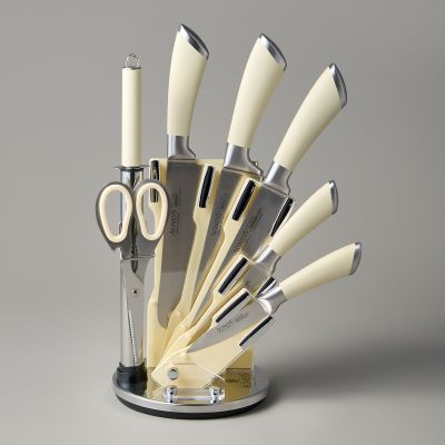 НАБОР НОЖЕЙ AGNESS НЖС  НА ПЛАСТИКОВОЙ ВРАЩАЮЩЕЙСЯ ПОДСТАВКЕ 8 ПР. (КОР=6НАБОР.)-3