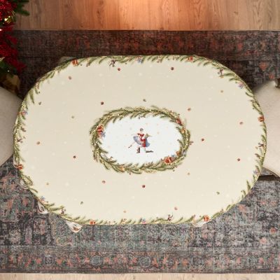 СКАТЕРТЬ  ОВАЛЬНАЯ  