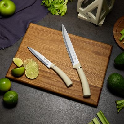 НАБОР НОЖЕЙ AGNESS НЖС НА ПЛАСТИКОВОЙ ВРАЩАЮЩЕЙСЯ ПОДСТАВКЕ 8 ПР.-5