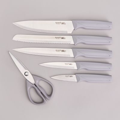 НАБОР НОЖЕЙ AGNESS  НА ПЛАСТИКОВОЙ ПОДСТАВКЕ, 7 ПРЕДМЕТОВ-3