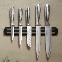 НАБОР НОЖЕЙ AGNESS 6 ПР.С МАГНИТНЫМ ДЕРЖАТЕЛЕМ И РУЧКОЙ ИЗ НЕРЖ.СТАЛИ