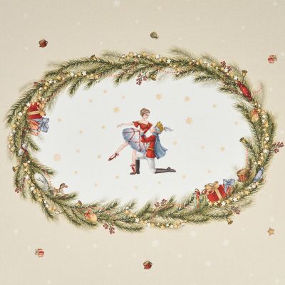 СКАТЕРТЬ  ОВАЛЬНАЯ  