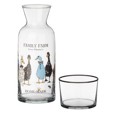 ГРАФИН С КРЫШКОЙ/СТАКАНОМ 