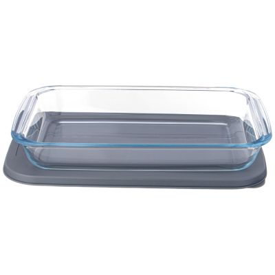 ФОРМА ДЛЯ ЗАПЕКАНИЯ С КРЫШКОЙ 34,5Х20,6Х5 СМ 2,2 Л-4