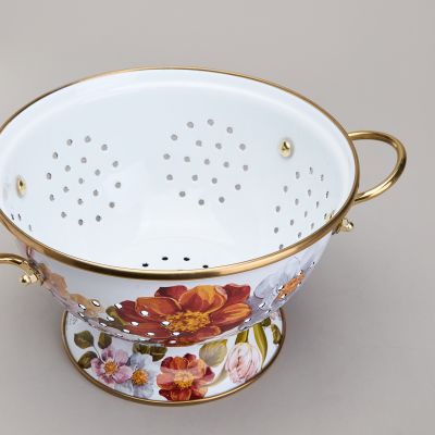 ДУРШЛАГ AGNESS ЭМАЛИРОВАННЫЙ СЕРИЯ ФЛАНДРИЯ, 20СМ-6