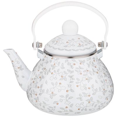 ЧАЙНИК AGNESS ЭМАЛИРОВАННЫЙ СО СЪЕМНЫМ ФИЛЬТРОМ ИЗ НЖС, СЕРИЯ 