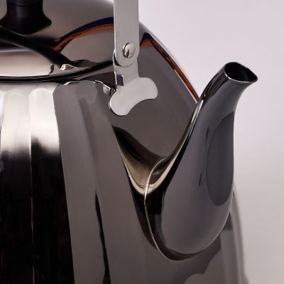 ЧАЙНИК AGNESS 3,0 Л СО СКЛАДЫВАЮЩЕЙСЯ РУЧКОЙ, СТАЛЬ 18/10,  ИНДУКЦИОННОЕ КАПСУЛЬНОЕ ДНО-3