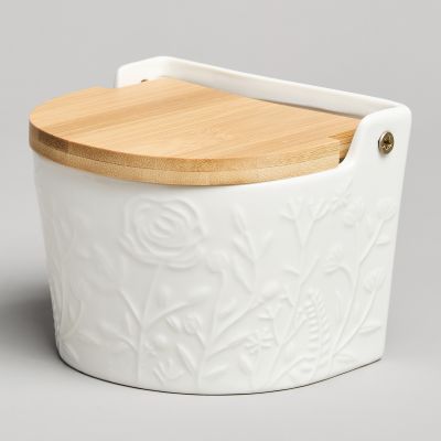 БАНКА ДЛЯ СОЛИ С ДЕР.КРЫШКОЙ LEFARD 