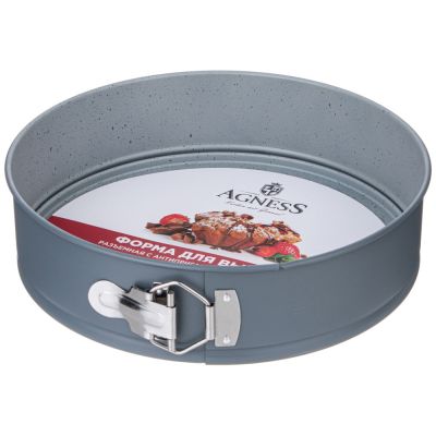 ФОРМА ДЛЯ ВЫПЕЧКИ AGNESS РАЗЪЕМНАЯ С АНТИПРИГАРНЫМ ПОКРЫТИЕМ 26 СМ-1