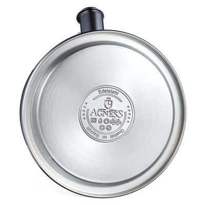 ЧАЙНИК AGNESS СО СВИСТКОМ 2,7Л, ТЕРМОАККУМУЛИРУЮЩЕЕ ДНО, 304 СТАЛЬ,  ИНДУКЦИЯ-7