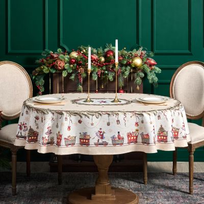 СКАТЕРТЬ  140Х180CM CM ОВАЛЬНАЯ, 