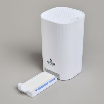 ПОДСТАВКА ДЛЯ НОЖЕЙ AGNESS С ТОЧИЛЬНЫМ КАМНЕМ 13,6*14,6*23 СМ-3