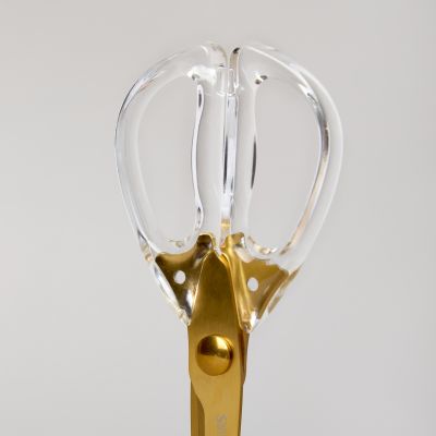 КУХОННЫЕ НОЖНИЦЫ ЦВЕТ АЙВОРИ, ТИТАНОВОЕ ПОКРЫТИЕ ЛЕЗВИЯ, 20,5СМ   (МАЛ=12ШТ)-2