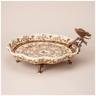 БЛЮДО ДЕКОРАТИВНОЕ  31X31X14.5 СМ-2