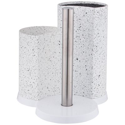 ПОДСТАВКА ДЛЯ НОЖЕЙ AGNESS УНИВЕРСАЛЬНАЯ C ДЕРЖАТЕЛЕМ ДЛЯ ПОЛОТЕНЕЦ, ВЫСОТА: 25*22*16СМ-3