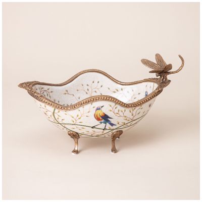 БЛЮДО ДЕКОРАТИВНОЕ 25*14.5*14.5 СМ-2