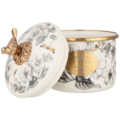 БАНКА ДЛЯ СЫПУЧИХ ПРОДУКТОВ AGNESS, СЕРИЯ ЯБЛОНЕВЫЙ САД, 12 Х 9СМ / 1,0Л-2