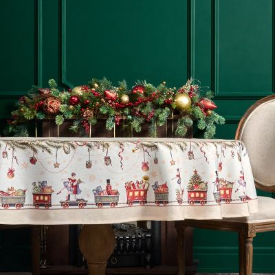 СКАТЕРТЬ  140Х180CM CM ОВАЛЬНАЯ, 