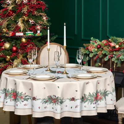 СКАТЕРТЬ  D185 CM КРУГЛАЯ, 