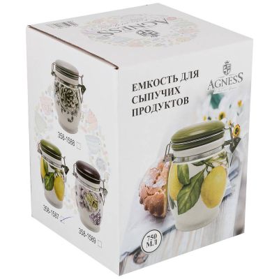 ЕМКОСТЬ ДЛЯ СЫПУЧИХ ПРОДУКТОВ AGNESS 
