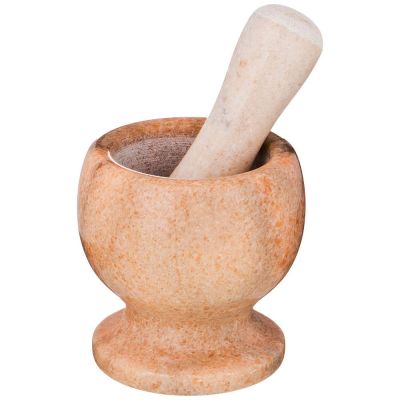 СТУПКА AGNESS С ПЕСТИКОМ ДИАМЕТР=9 СМ ВЫСОТА=10 СМ (КОР=6НАБОР.)-0