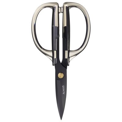 КУХОННЫЕ НОЖНИЦЫ ЦВЕТ ГРАФИТ, ГАЛЬВАНОПОКРЫТИЕ, 19,5СМ  (МАЛ=12ШТ)-0