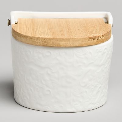 БАНКА ДЛЯ СОЛИ С ДЕР.КРЫШКОЙ LEFARD 