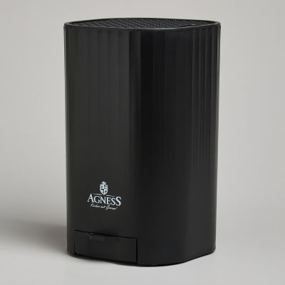 ПОДСТАВКА ДЛЯ НОЖЕЙ AGNESS С ТОЧИЛЬНЫМ КАМНЕМ 13,6*14,6*23 СМ-0