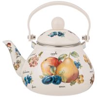 ЧАЙНИК AGNESS ЭМАЛИРОВАННЫ СО СЪЕМНЫМ ФИЛЬТРОМ ИЗ НЖС, СЕРИЯ 