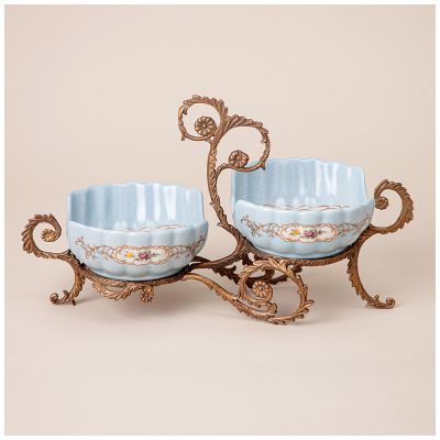 БЛЮДО ДЕКОРАТИВНОЕ 30.5X13X17 СМ-0