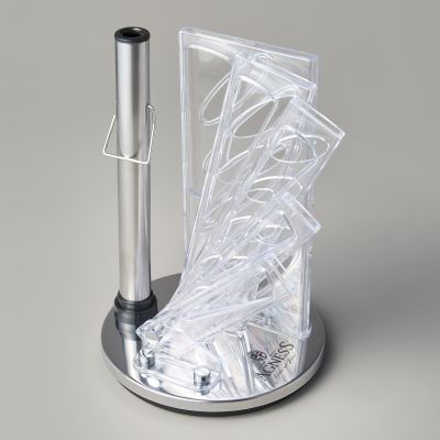 НАБОР НОЖЕЙ AGNESS НЖС НА ПЛАСТИКОВОЙ ВРАЩАЮЩЕЙСЯ ПОДСТАВКЕ 8 ПР.-5