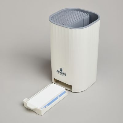 ПОДСТАВКА ДЛЯ НОЖЕЙ AGNESS С ТОЧИЛЬНЫМ КАМНЕМ 13,6*14,6*23 СМ-3